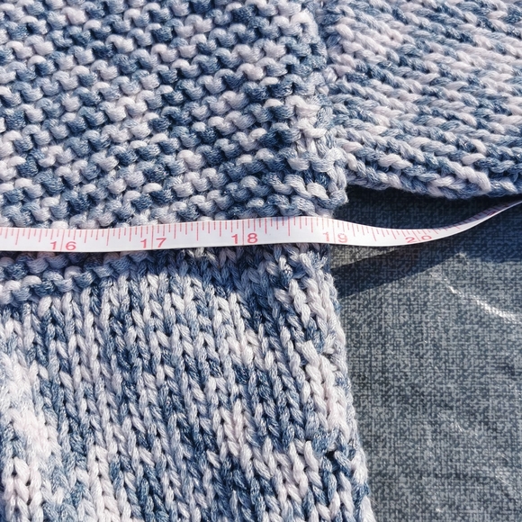 Gap Kids XXL 14 - 16 open cardigan cargi New NWT blue white pinkish tinge - Picture 12 of 15